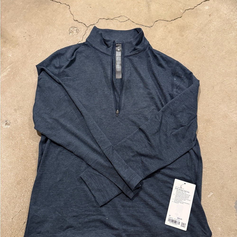 Lululemon Soft Jersey Half -Zip Pullover